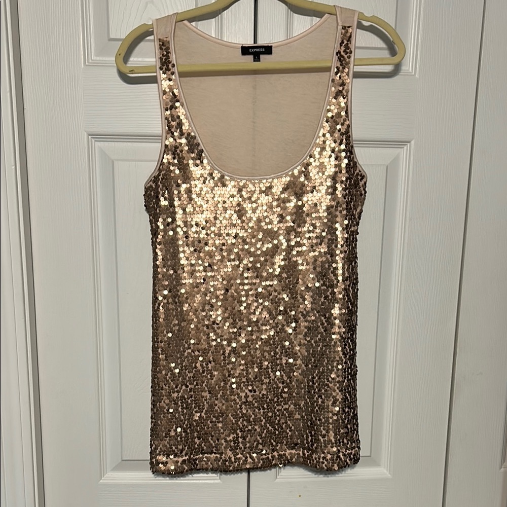 Sequin Tank Top